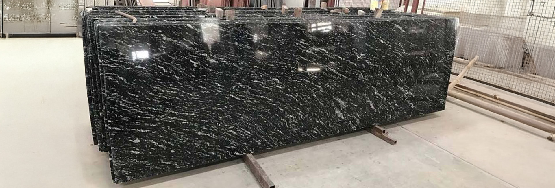 White Kashmir Granite Slab at Subh Marbles Guwahati